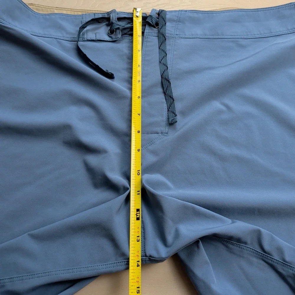 Patagonia Stretch Hydropeak Board Shorts Mens 40 Light Blue Beach Surf Beach‎